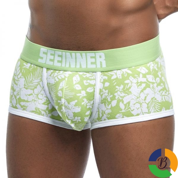 New Brand Male Panties Breathable Boxers Cotton Men Underwear U convex pouch Sexy Underpants Printed leaves 4 » Brabeton » The People's Marketplace » 18/06/2024