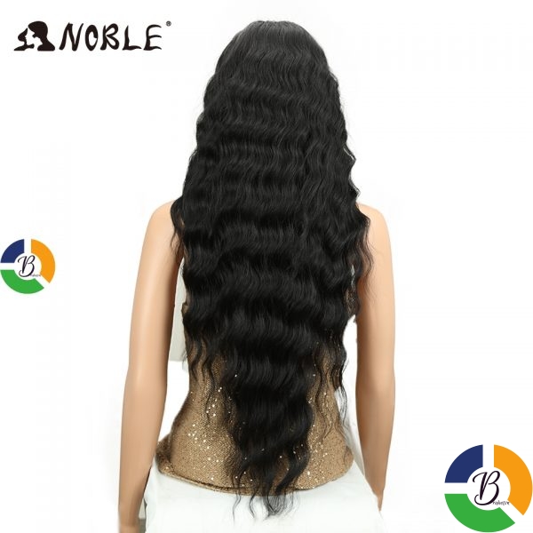 Noble Long Black Wig Deep Wave High Temperature Fiber Middle Part 30 Inch 150 Heavy Density » Brabeton » The People's Marketplace » 17/06/2024