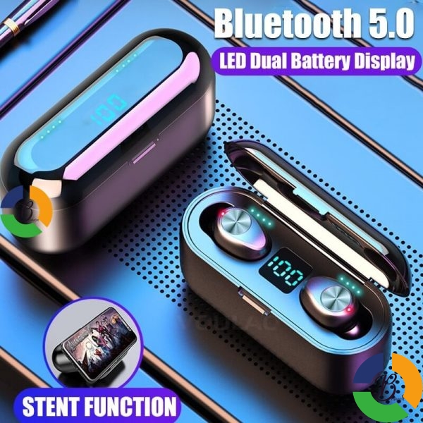 VOULAO Bluetooth 5 0 Earphone 8D Stereo Wireless Headphones Sport Waterproof Handsfree Earbuds Headset with 2000 » Brabeton » The People's Marketplace » 16/06/2024