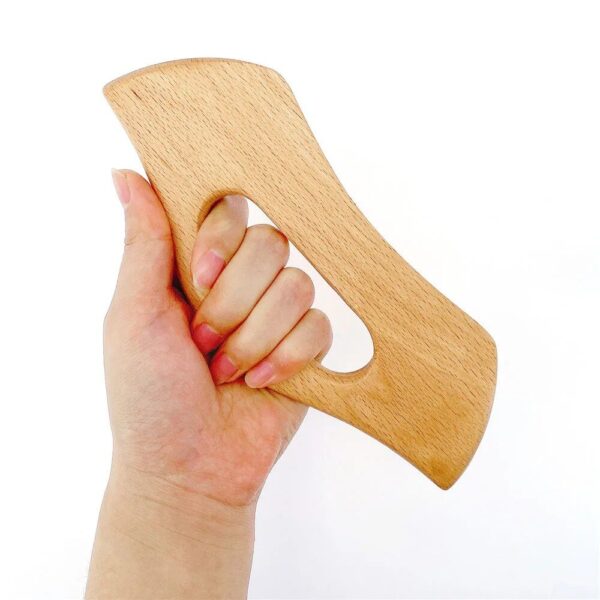 Beechwood Gua Sha Massage Board - Traditional Scraping Therapy Tool for Body Wellness - Image 3